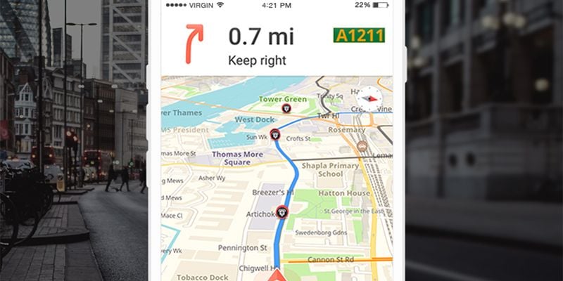 A screenshot of the Karta GPS GPS App.