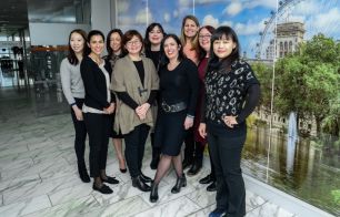 Fitch colleagues at the office