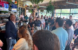Our CEO, Kevin, sharing his vision with our Boston office