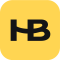 Black HB with rebel yellow square, our logo.
